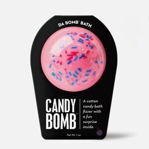 DA BOMB Candy Bath Bomb, 7oz,Pink